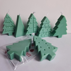 Karácsonyi Mini Illatgyertya csomag Szójaviaszból, kísérőkártyával, Karácsony, Karácsonyi lakásdekoráció, Karácsonyi illatgyertya, mécses, Gyertya-, mécseskészítés, MESKA