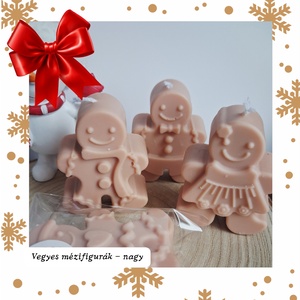 Karácsonyi Mézeskalács Illatgyertya Szójaviaszból, Karácsony, Karácsonyi lakásdekoráció, Karácsonyi illatgyertya, mécses, Gyertya-, mécseskészítés, MESKA