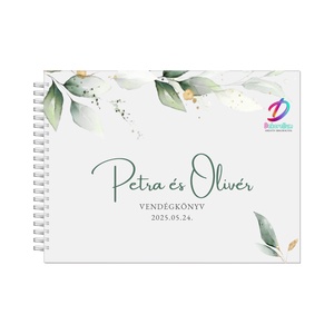 Esküvői vendégkönyv - esküvő - emlék & ajándék - vendégkönyv - Meska.hu