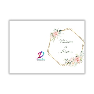 Esküvői meghívó pasztell színekkel - esküvő - meghívó & kártya - meghívó - Meska.hu