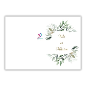 Greenary esküvői meghívó - esküvő - meghívó & kártya - meghívó - Meska.hu
