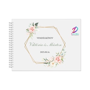 Esküvői vendégkönyv - esküvő - emlék & ajándék - vendégkönyv - Meska.hu