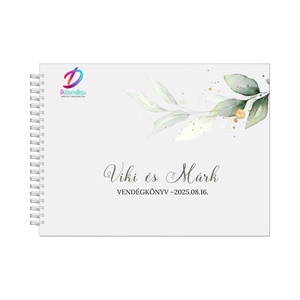 Esküvői vendégkönyv - esküvő - emlék & ajándék - vendégkönyv - Meska.hu