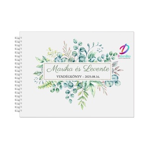 Esküvői vendégkönyv - esküvő - emlék & ajándék - vendégkönyv - Meska.hu