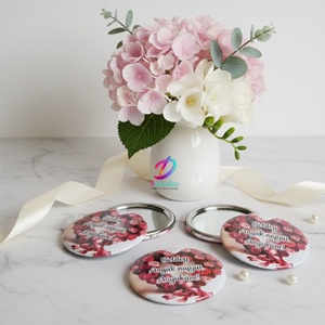 Nőnapi ajándék, Anyák napi ajándék-személyre szabott sminktükör - otthon & életmód - dekoráció - tükör - Meska.hu