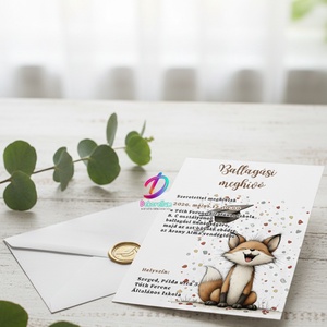 Ovis ballagási meghívó - Meska.hu