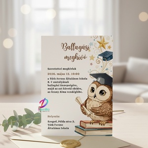 Ovis ballagási meghívó - Meska.hu