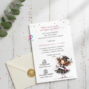 Ballagási Meghívó - Meska.hu