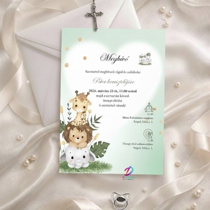 Keresztelési meghívó fiúknak� elegáns, személyre szabott, prémium kivitel, Baba - mama, Keresztelő kellékek, Keresztelő meghívó, Fotó, grafika, rajz, illusztráció, MESKA