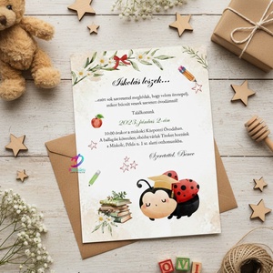 Ovis ballagási meghívó - Meska.hu