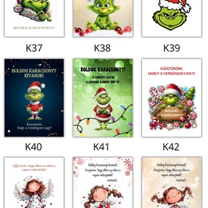 Egyedi karácsonyi hűtőmágnes � személyre szabott vendégajándék, köszönetajándék, céges ajándék - otthon & életmód - konyhafelszerelés, tálalás - konyhai dekoráció - hűtőmágnes - Meska.hu
