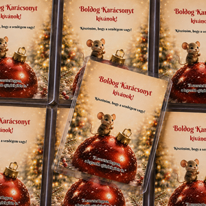 Egyedi karácsonyi hűtőmágnes – személyre szabott vendégajándék, köszönetajándék, céges ajándék, Otthon & Életmód, Konyhafelszerelés, tálalás, Konyhai dekoráció, Hűtőmágnes, Fotó, grafika, rajz, illusztráció, ❤️ EGYEDI KARÁCSONYI HŰTŐMÁGNES – SZEMÉLYRE SZABOTT VENDÉGAJÁNDÉK, ÜGYFÉLAJÁNDÉK ÉS RENDEZVÉNYAJÁND..., MESKA