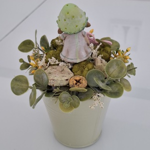 Tavaszi asztaldísz  - otthon & életmód - virágdekoráció - virágdíszek - asztali virágdísz - Meska.hu