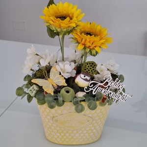 Anyák napi virágdísz, Otthon & Életmód, Virágdekoráció, Virágdíszek, Asztali virágdísz, , MESKA