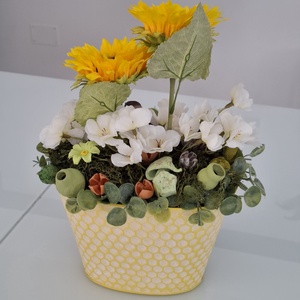 Anyák napi virágdísz - otthon & életmód - virágdekoráció - virágdíszek - asztali virágdísz - Meska.hu