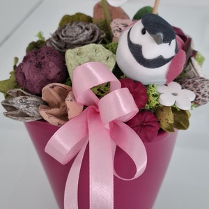 Anyák napi virágdísz orchideával - otthon & életmód - virágdekoráció - virágdíszek - virágdísz kaspóban - Meska.hu