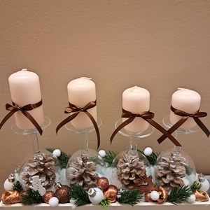 Adventi asztaldísz - Meska.hu
