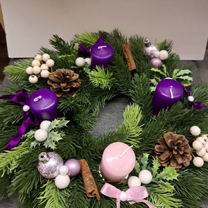 Adventi asztaldísz - Meska.hu