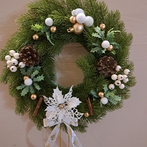 Karácsonyi kopogtató, Otthon & Életmód, Dekoráció, Ajtó- és ablak dekoráció, Ajtódísz & Kopogtató, , MESKA