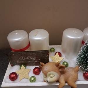 Őzikés adventi dísz - Meska.hu