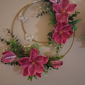 Magnóliás kopogtató, Otthon & Életmód, Dekoráció, Ajtó- és ablak dekoráció, Ajtódísz & Kopogtató, , MESKA