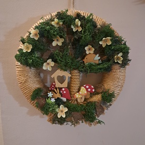 Tavaszi kopogtató - Meska.hu