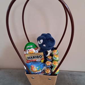 Dinós ballagási tatyó, Kellékek & szerszámok, Dekorációs kellékek, Figurák, , MESKA