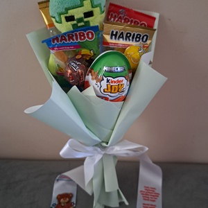 Minecraftos csokor - Meska.hu