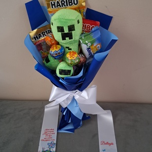 Minecraftos csokor - Meska.hu