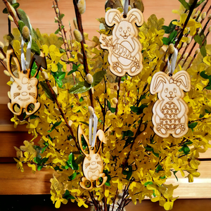 Húsvéti tojásfa dísz szett  - otthon & lakás - dekoráció - fali és függő dekoráció - falra akasztható dekor - Meska.hu