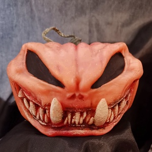 Halloween gyertya, szörnyű töl - Meska.hu