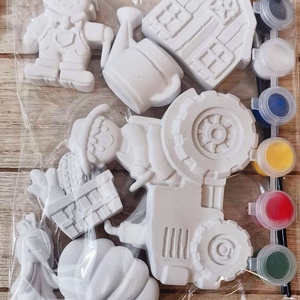 Festhető gipszfigurák szett, Őszi traktor - diy (csináld magad) - egységcsomag - Meska.hu Festhető gipszfigurák szett, Őszi traktor - diy (csináld magad) - egységcsomag - Meska.hu