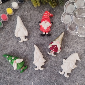 Festhető gipszfigurák szett, Manó  - diy (csináld magad) - egységcsomag - Meska.hu