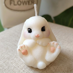  Kis ülő nyuszi - kézműves gyertya - otthon & életmód - gyertya, illat, aroma - gyertya - Meska.hu