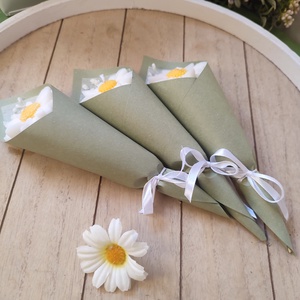 Virág gyertya,  külön csomagolva  fehér margaréta  - otthon & életmód - gyertya, illat, aroma - gyertya - Meska.hu