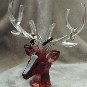 Szarvas ékszertartó dísz - otthon & életmód - dekoráció - dísztárgy - Meska.hu