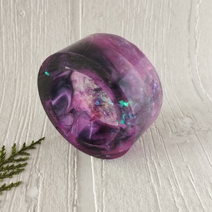 Lila mécsestartó - Meska.hu Lila mécsestartó - Meska.hu