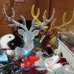 Szarvas ékszertartó dísz - otthon & életmód - dekoráció - dísztárgy - Meska.hu