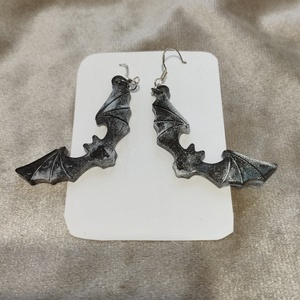 Denevér alakú fülbevaló kétféle - Meska.hu