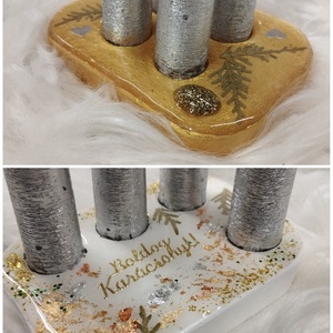 Adventi koszorú újragondolva többféle  - karácsony - adventi díszek - adventi koszorú - Meska.hu