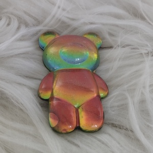 Színjátszó maci mágnes -sötét - otthon & életmód - konyhafelszerelés, tálalás - konyhai dekoráció - hűtőmágnes - Meska.hu