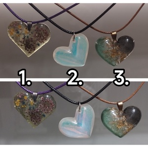 Szívem nyaklánc több színben - ékszer - nyaklánc - medálos nyaklánc - Meska.hu