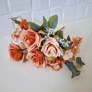 Dekor rózsa csokor-barack - kellékek & szerszámok - dekorációs kellékek - egyéb kellékek - Meska.hu