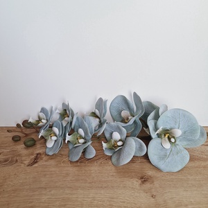 Élethű gumis orchidea ág-menta, Kellékek & szerszámok, Dekorációs kellékek, Egyéb kellékek, , MESKA