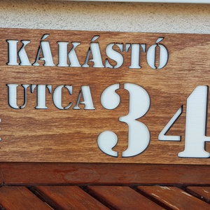 Házszámtábla - otthon & életmód - ház & kert - házszám - Meska.hu