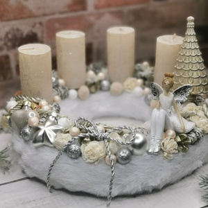 Balerinás advent - karácsony - adventi díszek - adventi koszorú - Meska.hu