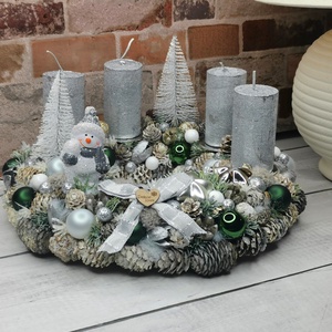 Hóemberes adventi koszorú - karácsony - adventi díszek - adventi koszorú - Meska.hu