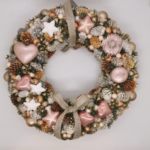 Ünnepi kopogtató - karácsony - adventi díszek - adventi ajtódísz - Meska.hu