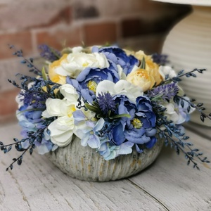 Virágos kaspó, Otthon & Életmód, Virágdekoráció, Virágdíszek, Virágdísz kaspóban, Virágkötés, MESKA