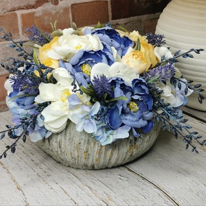 Virágos kaspó - otthon & életmód - virágdekoráció - virágdíszek - virágdísz kaspóban - Meska.hu